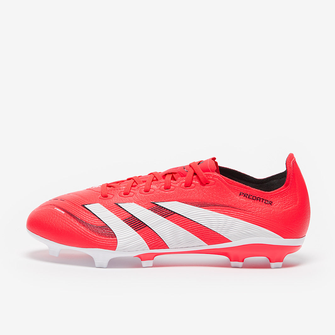 adidas Predator League FG/MG - Rouge Lucide/Blanc/Noir