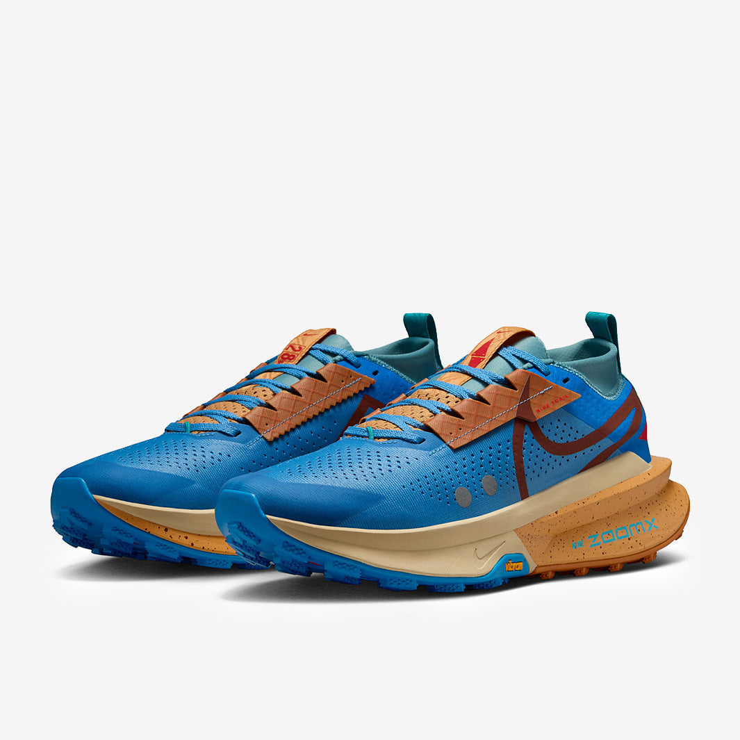 Nike ZoomX Zegama Trail 2 - Bleu Lointain/Lune Cuivrée/Bleu Photo