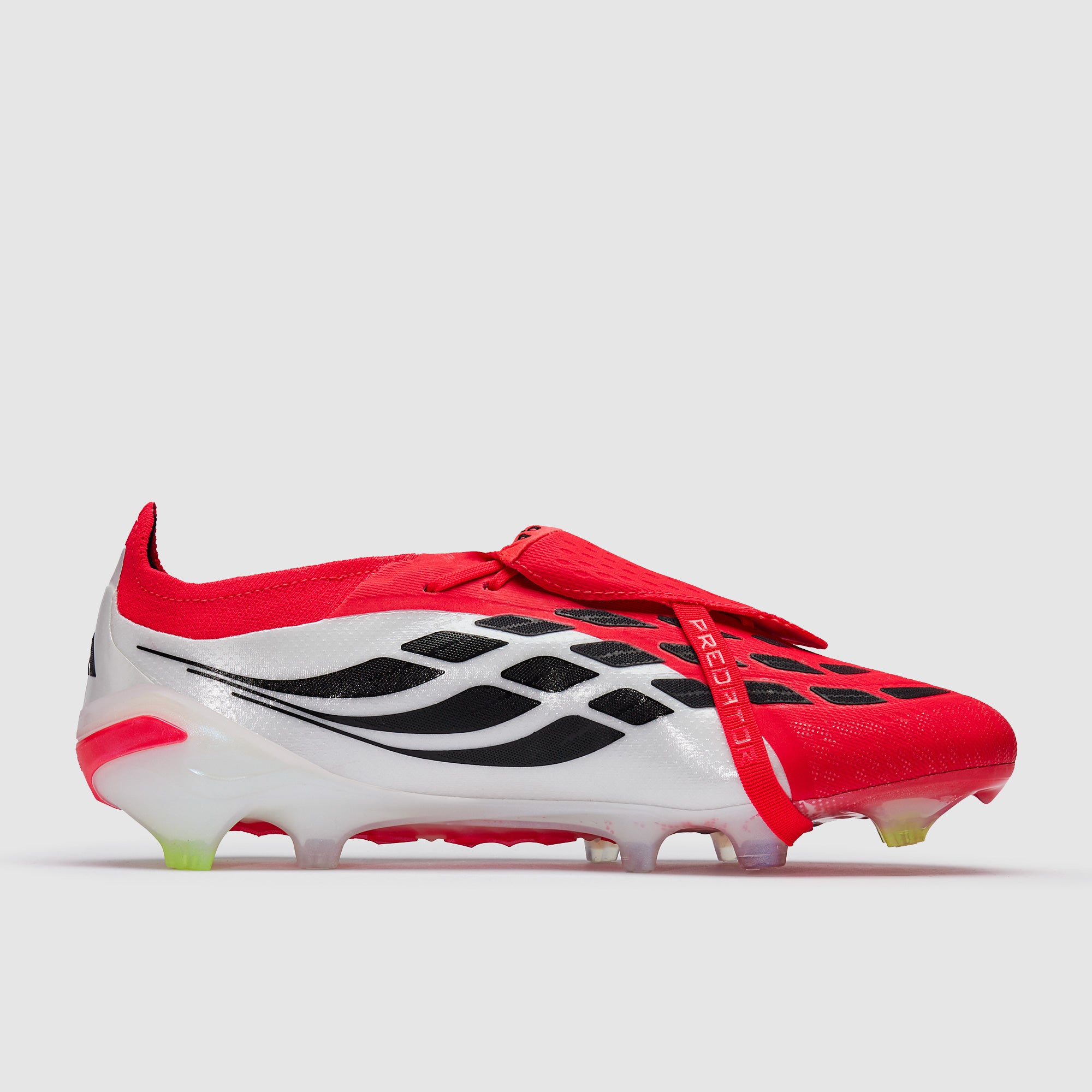 adidas Predator Elite Tongue FG - Rouge Lucide/Noir/Blanc Ftwr