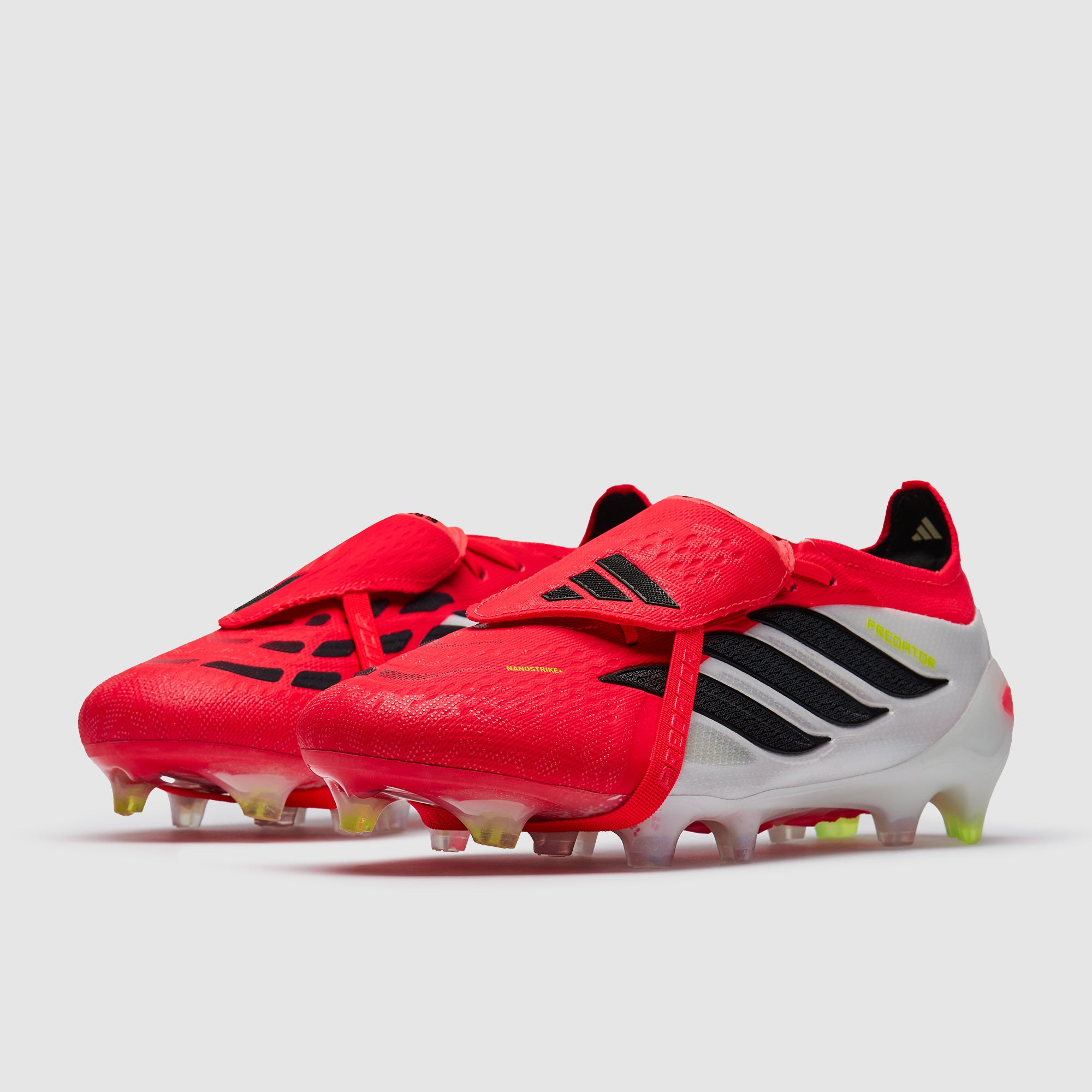 adidas Predator Elite Tongue FG - Rouge Lucide/Noir/Blanc Ftwr